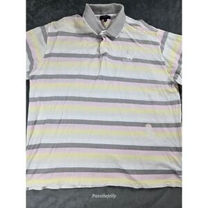 Burberry Polo Shirt Mens Extra Large Kapalua Golf Club Striped